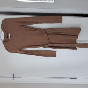 Abercrombie & Fitch Sweater dress Tan S NWT